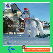 Chien chien gonflable gonflable de chien de décoration de Noël à vendre chaud à vendre